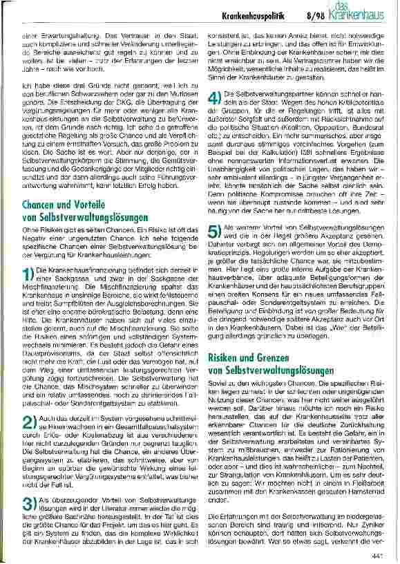 Vorschauseite 3: Möglichkeiten und Grenzen der Selbstverwaltung am Beispiel der Kataloge für Fallpauschalen und Sonderentgelte