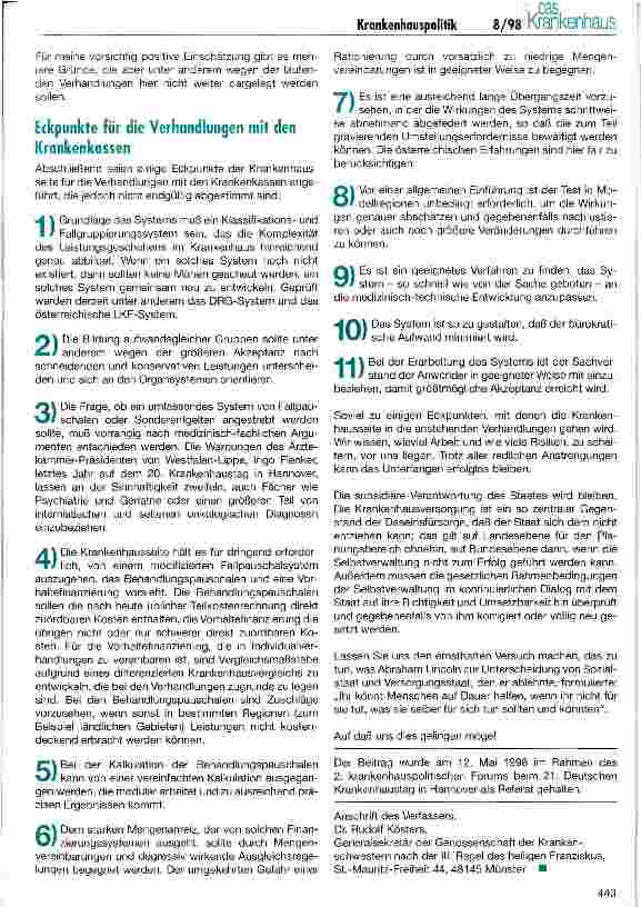 Vorschauseite 5: Möglichkeiten und Grenzen der Selbstverwaltung am Beispiel der Kataloge für Fallpauschalen und Sonderentgelte