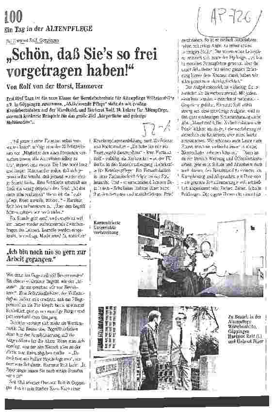 Vorschauseite 1: Schön, daß Sie`s so frei vorgetragen haben!