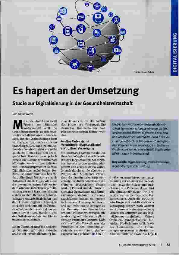 Vorschauseite 1: Es hapert an der Umsetzung