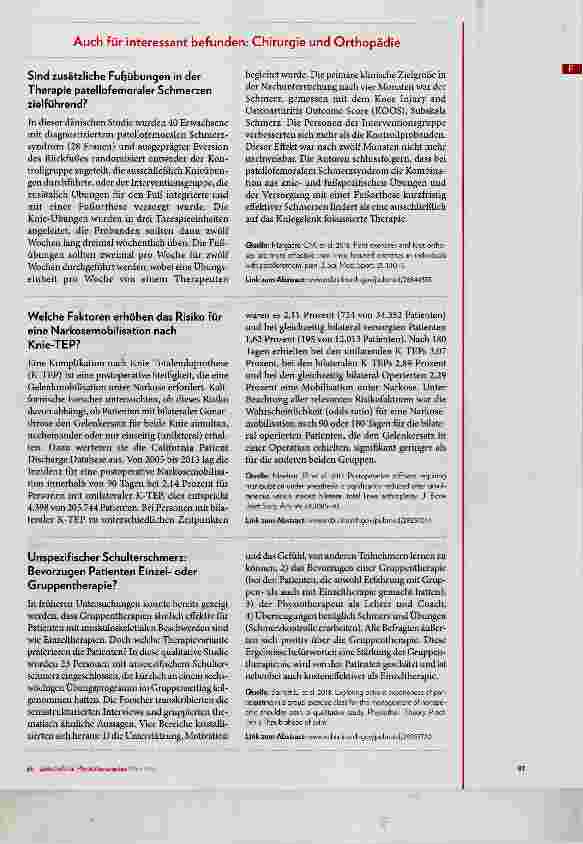 Vorschauseite 2: Sind Übungen zur Verringerung der peripheren Neuropathie nach Chemotherapie wirksam?