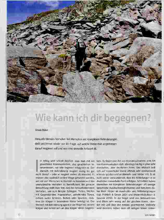 Vorschauseite 1: wie kann ich Dir begegnen?