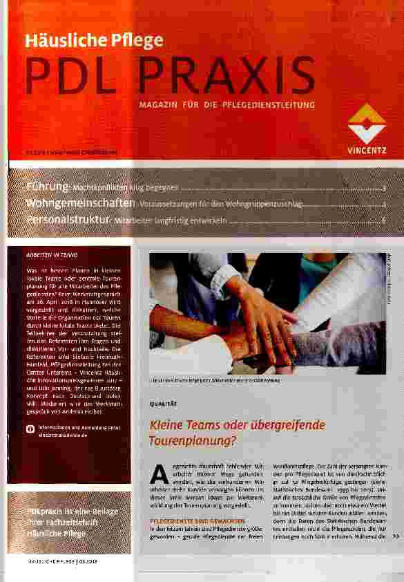 Vorschauseite 1: Kleine Teams oder übergreifende Tourenplanung?