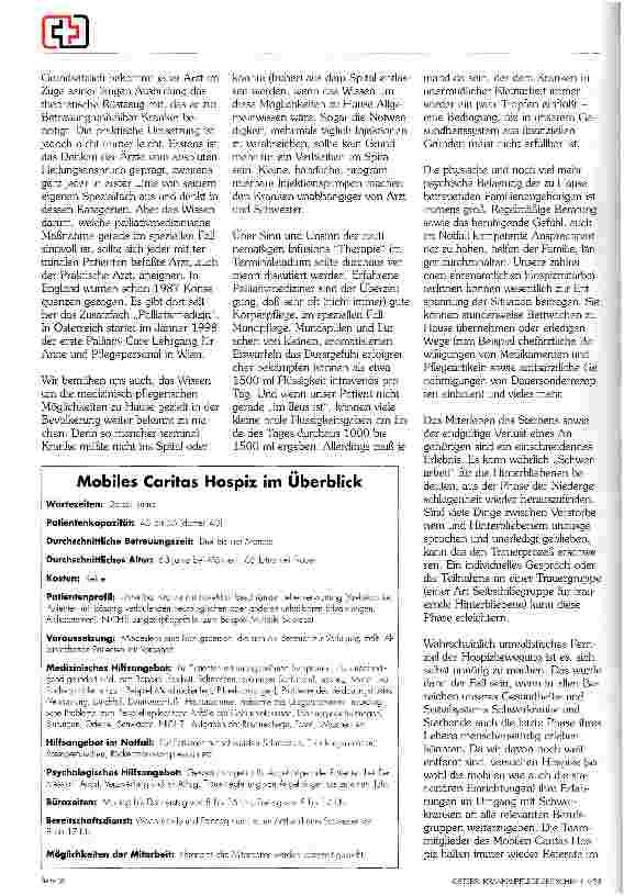 Vorschauseite 2: Sterben leben - Hospiz