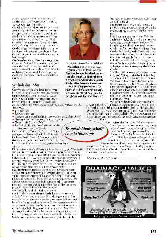 Vorschauseite 4: Befangenheit führt häufig zu Sprachlosigkeit und Rückzug Leben mit dem Abschied (Teil 1)
