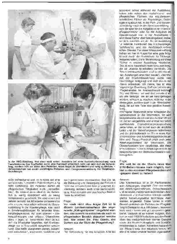 Vorschauseite 2: Das Allgemeine österreichische Landeskrankenhaus in Klagenfurt/Kärnten und sein Ausbildungszentrum - Interview mit Oberin Edith Baron