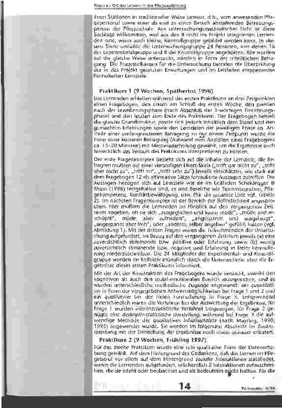 Vorschauseite 3: Praxis als Ort des Lernens in der Pflegeausbildung