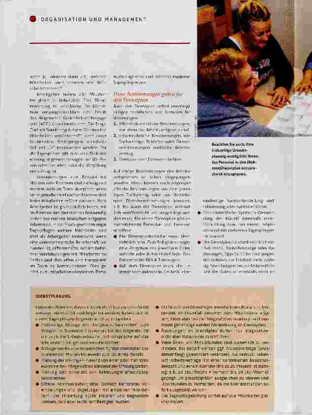 Vorschauseite 3: Dienstplan optimieren