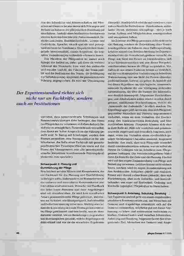 Vorschauseite 4: Beziehungsgestaltung in der Pflege von Menschen mit Demenz