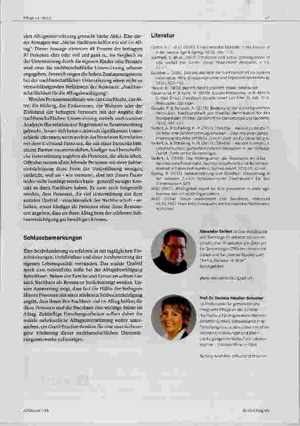 Vorschauseite 3: Nachbarschaftliche Unterstützung bei sehbeeinträchtigten älteren Menschen