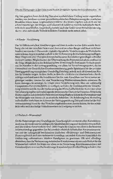 Vorschauseite 5: Ethische Überlegungen zu den Chancen und Risiken der digitalen Agenda im Gesundheitssystem