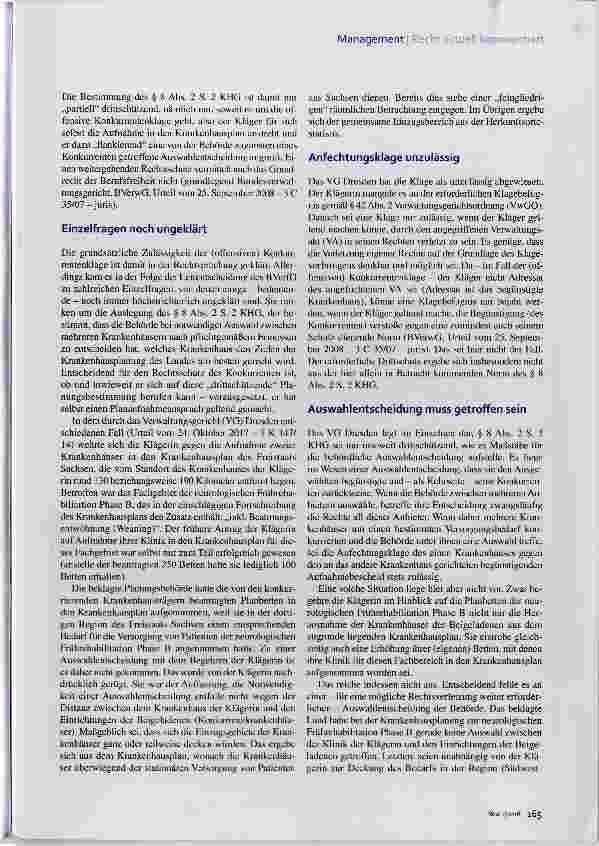 Vorschauseite 2: Dauerbrenner vor den Verwaltungsgerichten