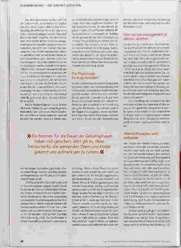 Vorschauseite 5: Gebären ohne Zeitdruck