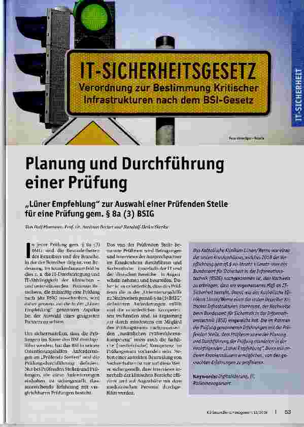 Vorschauseite 1: Planung und Durchführung einer Prüfung