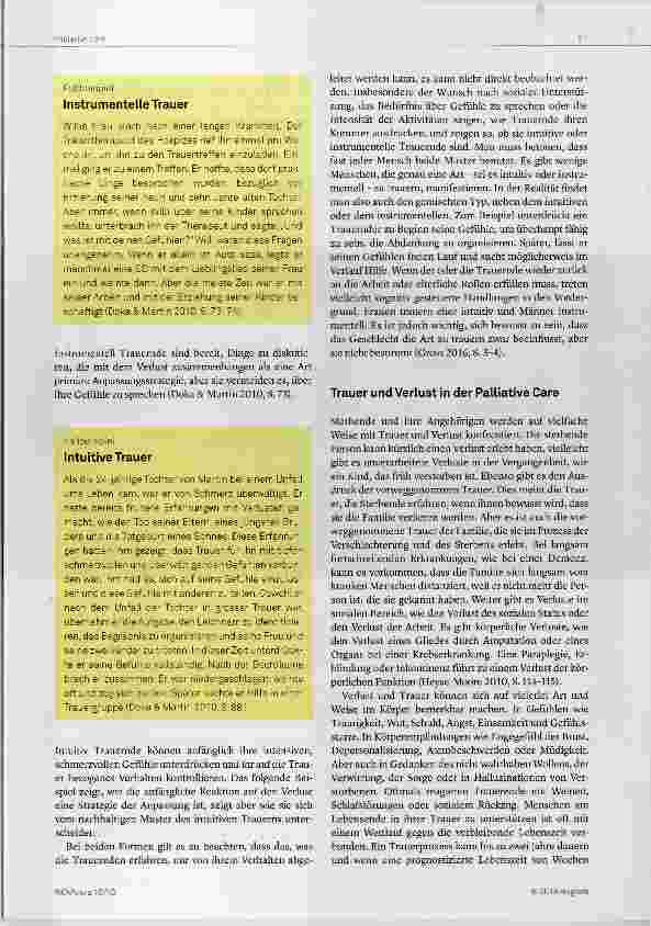 Vorschauseite 3: Trauer und Verlust haben viele Gesichter