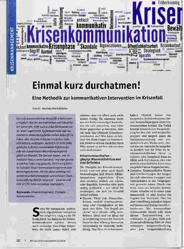 Vorschauseite 1: Einmal kurz durchatmen