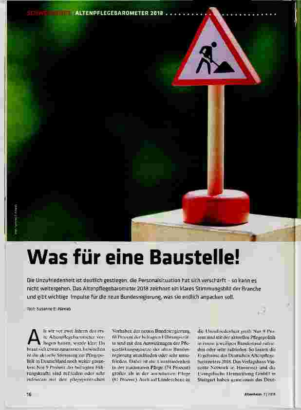 Vorschauseite 1: Was für eine Baustelle!