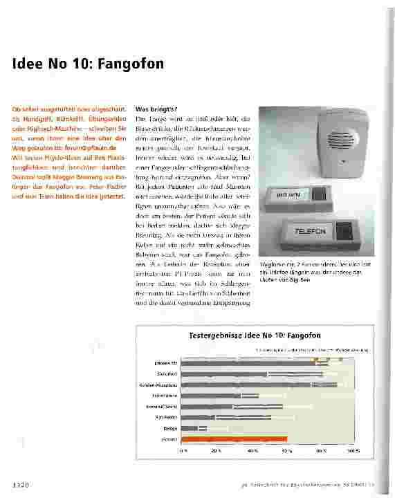 Vorschauseite 1: Idee No 10: Fangofon