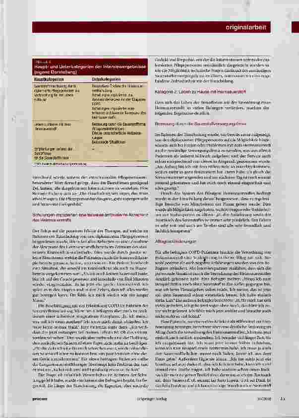 Vorschauseite 5: Alltagserleben von COPD-Patienten mit neu verordnetem Heimsauerstoff Eine qualitative Untersuchung