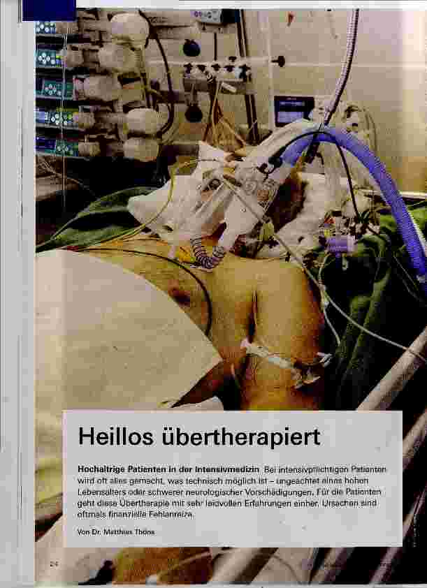 Vorschauseite 1: Heillos übertherapiert