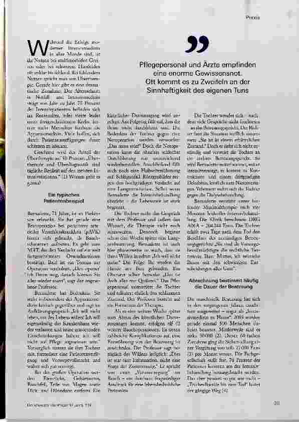 Vorschauseite 2: Heillos übertherapiert