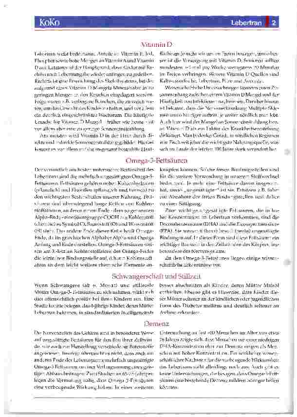 Vorschauseite 2: Lebertran