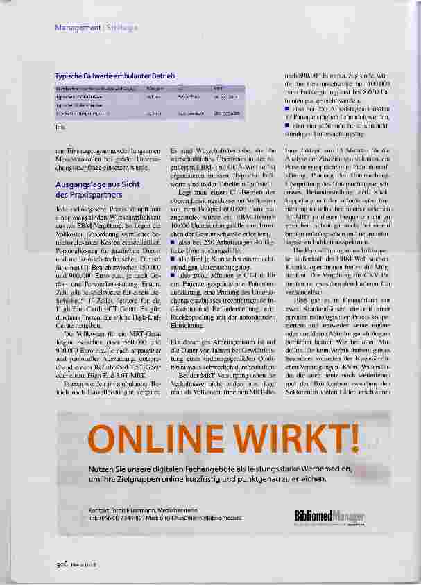 Vorschauseite 3: Outsourcing der Radiologie