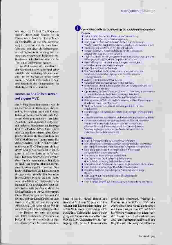 Vorschauseite 4: Outsourcing der Radiologie