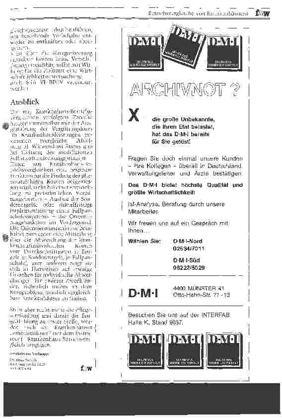 Vorschauseite 5: Betriebsvergleiche von Krankenhäusern