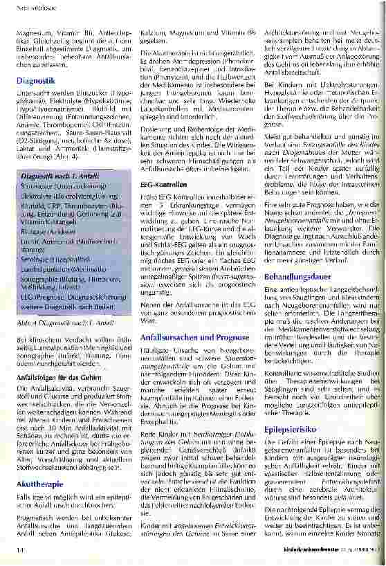 Vorschauseite 2: Neugeborenenanfälle