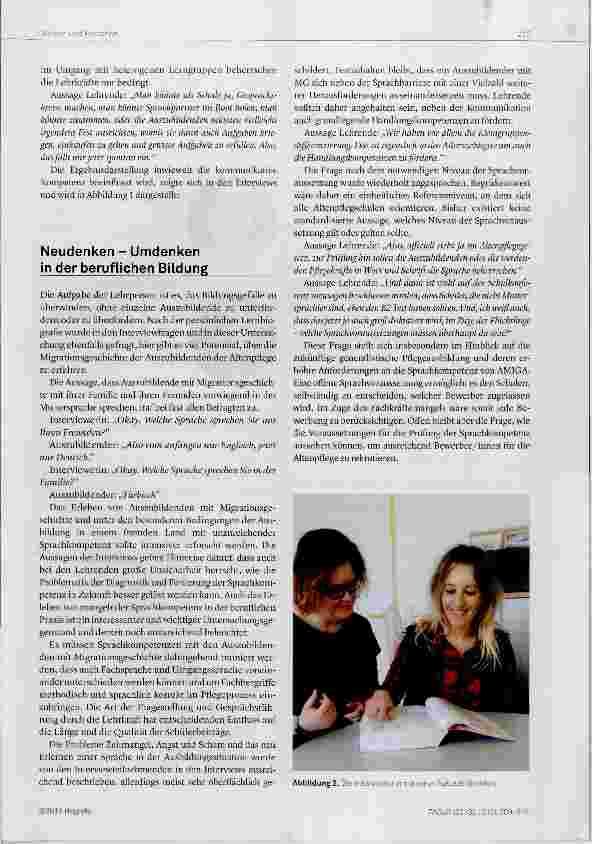 Vorschauseite 5: Sprachkompetenz bei Auszubildenden mit Migrationsgeschichte in der Altenpflege