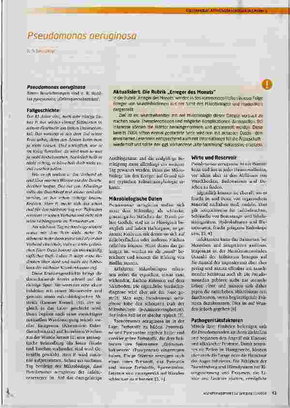 Vorschauseite 1: Pseudomonas aeruginosa