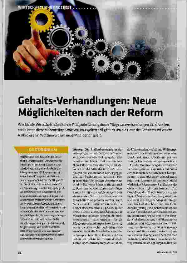 Vorschauseite 1: Gehalts-Verhandlungen: Neue Möglichkeiten nach der Reform
