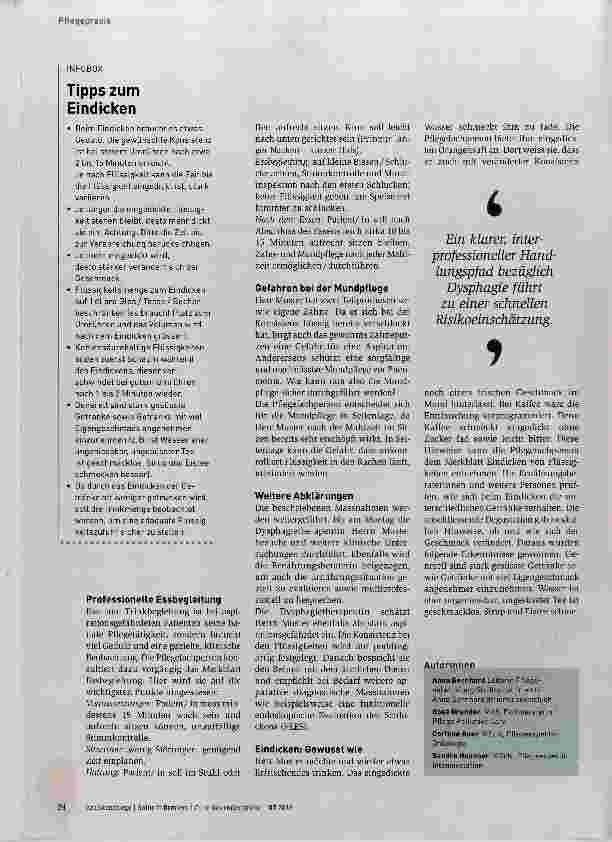 Vorschauseite 2: Wenn der Patient hustet, ist es schon zu spät