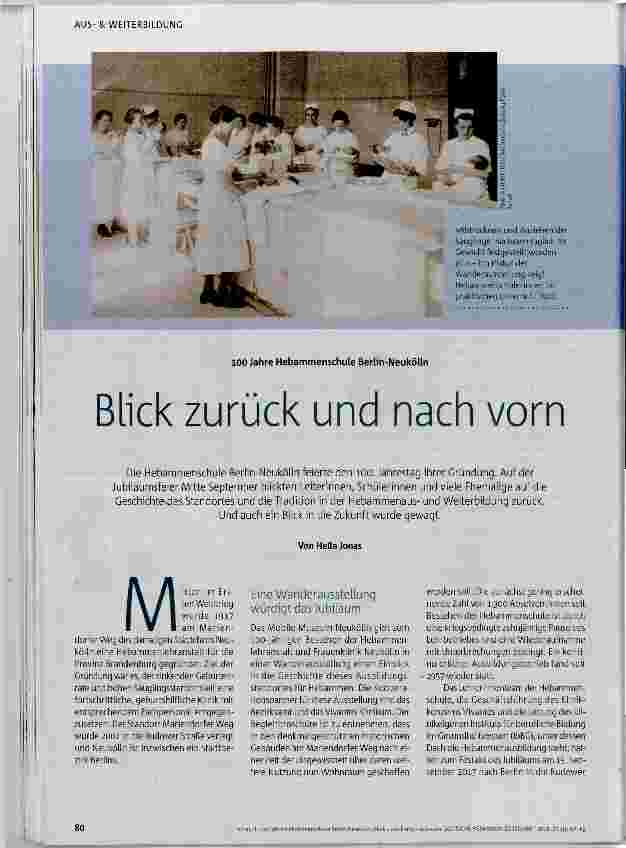 Vorschauseite 1: Blick zurück und nach vorn