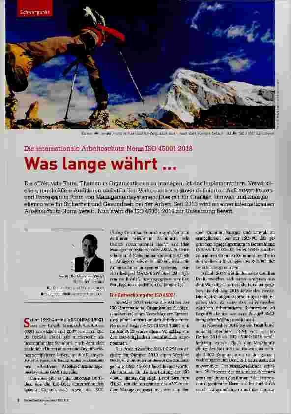 Vorschauseite 1: Was lange währt...