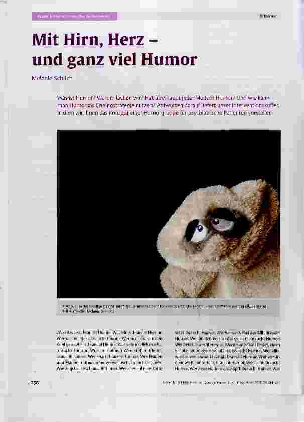 Vorschauseite 1: Mit Hirn, Herz und ganz viel Humor