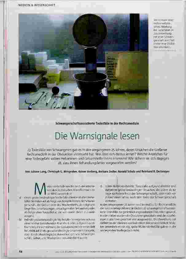 Vorschauseite 1: Die Warnsignale lesen