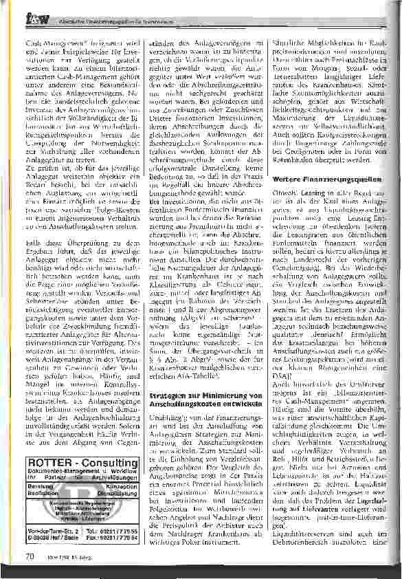 Vorschauseite 5: Alternative Finanzierungsquellen für Investitionen