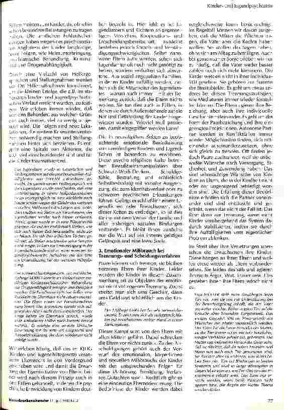 Vorschauseite 3: Hört die Kinder weinen! Emotionaler Mißbrauch von Kindern