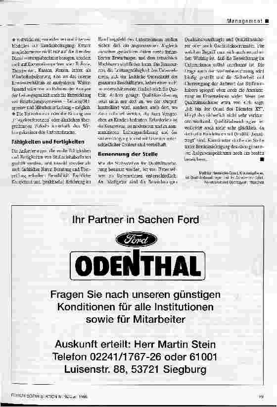 Vorschauseite 4: Qualitätsbeauftragter - kein Job so nebenher Qualitätsmanagement als strategische Entscheidung eines Unternehmens