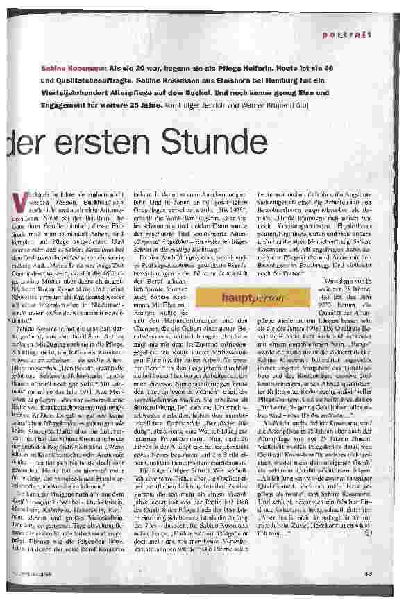 Vorschauseite 2: Eine Frau der ersten Stunde