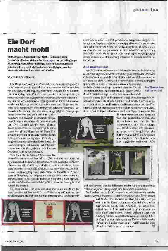 Vorschauseite 1: Ein Dorf macht mobil