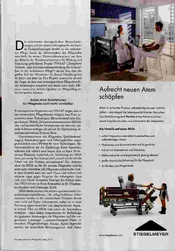 Vorschauseite 2: Ambulante Pflege: Entlastung durch Smartphones?
