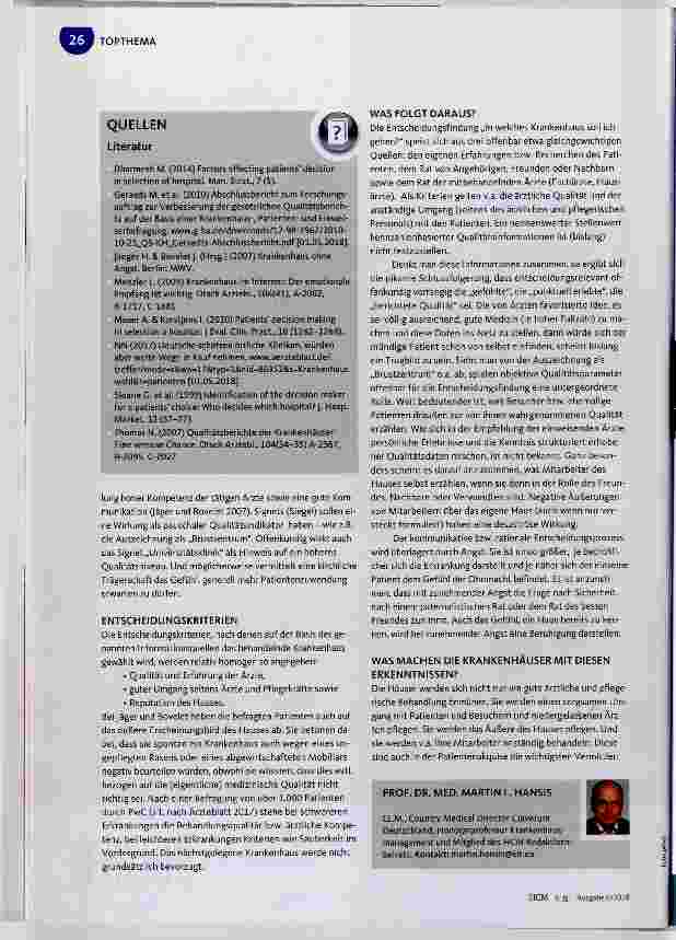 Vorschauseite 3: Wie Patienten entscheiden