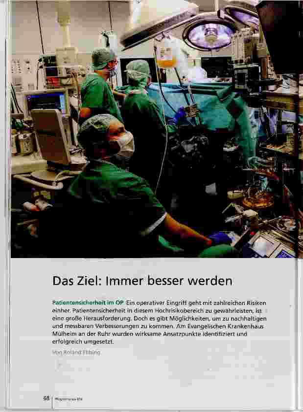 Vorschauseite 1: Das Ziel: Immer besser werden