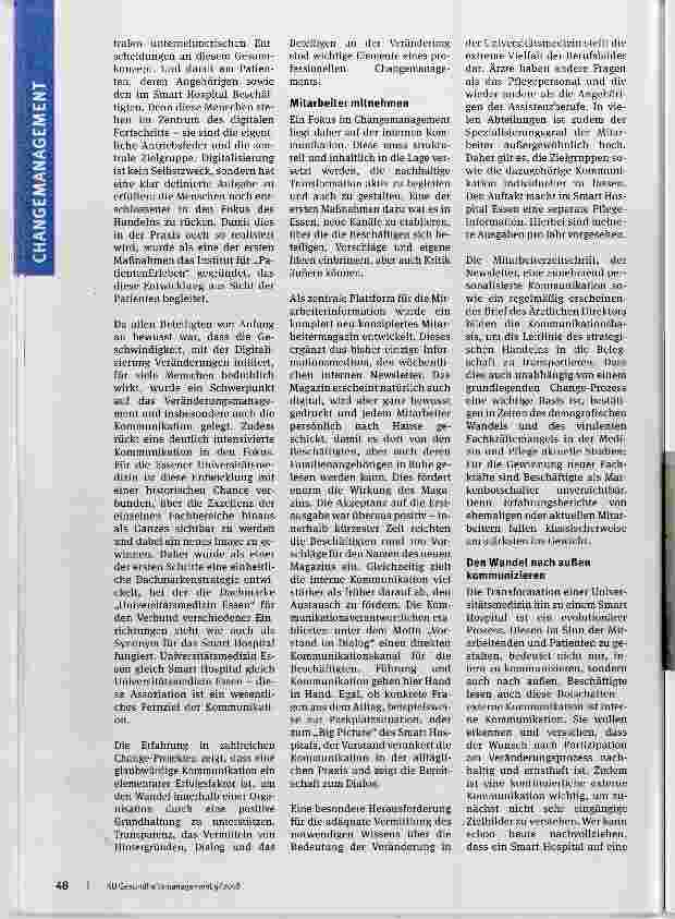 Vorschauseite 2: Digitalisierung im Krankenhaus