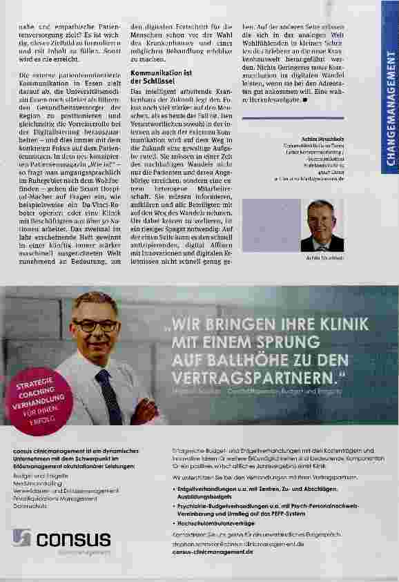Vorschauseite 3: Digitalisierung im Krankenhaus