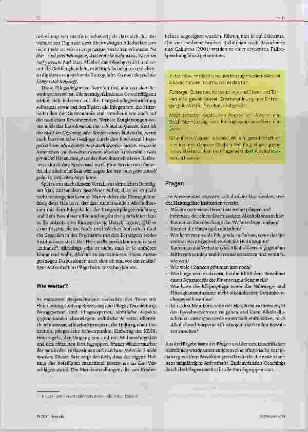 Vorschauseite 2: Gefahrengeneigtes Gesundheitsverhalten oder: „Der alte Säufer“