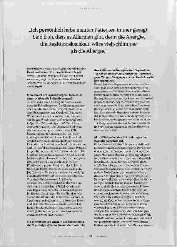 Vorschauseite 3: Warum man die Haut von innen behandeln muss